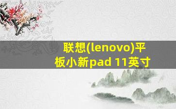 联想(lenovo)平板小新pad 11英寸